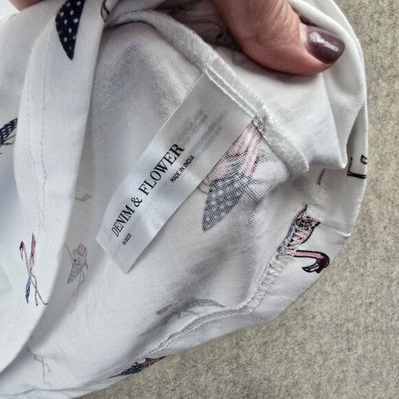 Denim & Flower Ricky Singh Flamingo Print T-Shirt - Picture 7 of 10